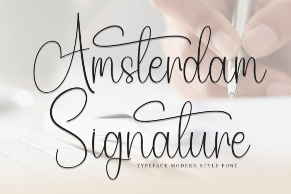 Amsterdam Signature: A Font That Writes Your Story