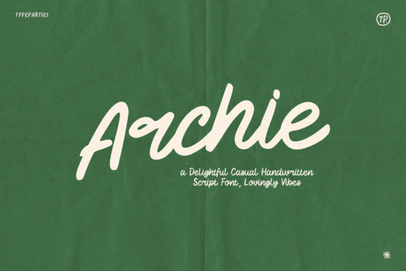 Archie Font: A Handwritten Script with Genuine Warmth