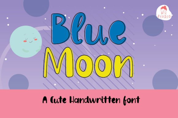 Bluemoon: The Quirky, Chunky Font for Unforgettable Designs