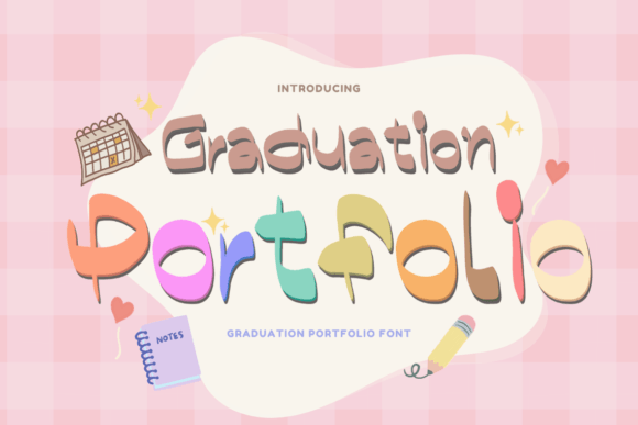 Celebrate Academic Milestones with Graduation Portfolio Font