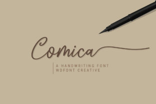 Comica Script: Unleash Authentic Charm with Bold Swashes