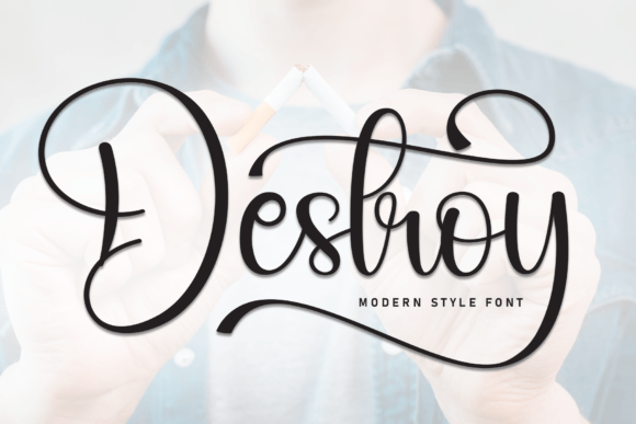 Destroy: An Elegant Handwritten Font for Modern Branding
