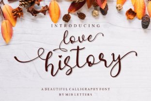Love History: Your Go-To Font for Authentic Handwritten Style