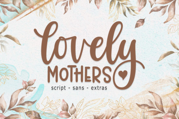 Lovely Mothers: A Dual-Font System for Modern Design