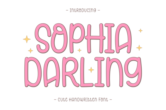 Sophia Darling: The Handwritten Font with a Playful, Polished Edge