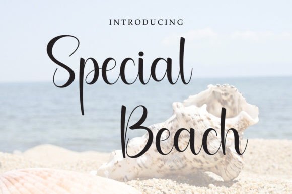 Special Beach: A Handwritten Font That Captures a Feeling