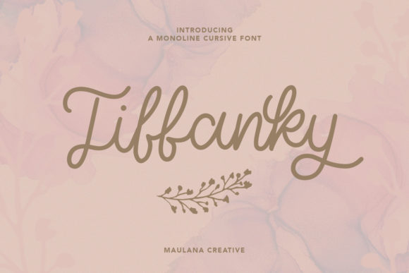 Tiffanky: A Handwritten Font That Feels Like a Personal Touch
