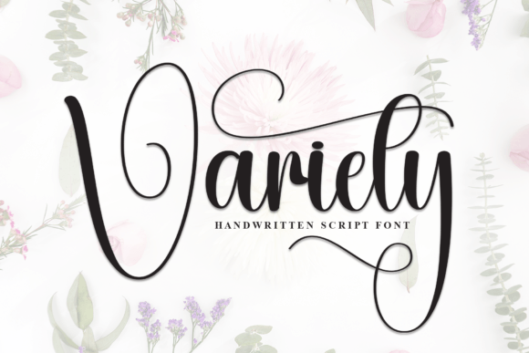 Variety: The Script Font That Adds a Handwritten Touch to Any Design
