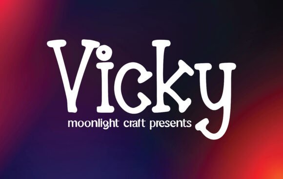 Vicky: A Handwritten Font for Authentic Branding