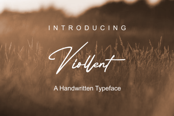 Viollents: The Authentic Handwritten Font for Modern Design